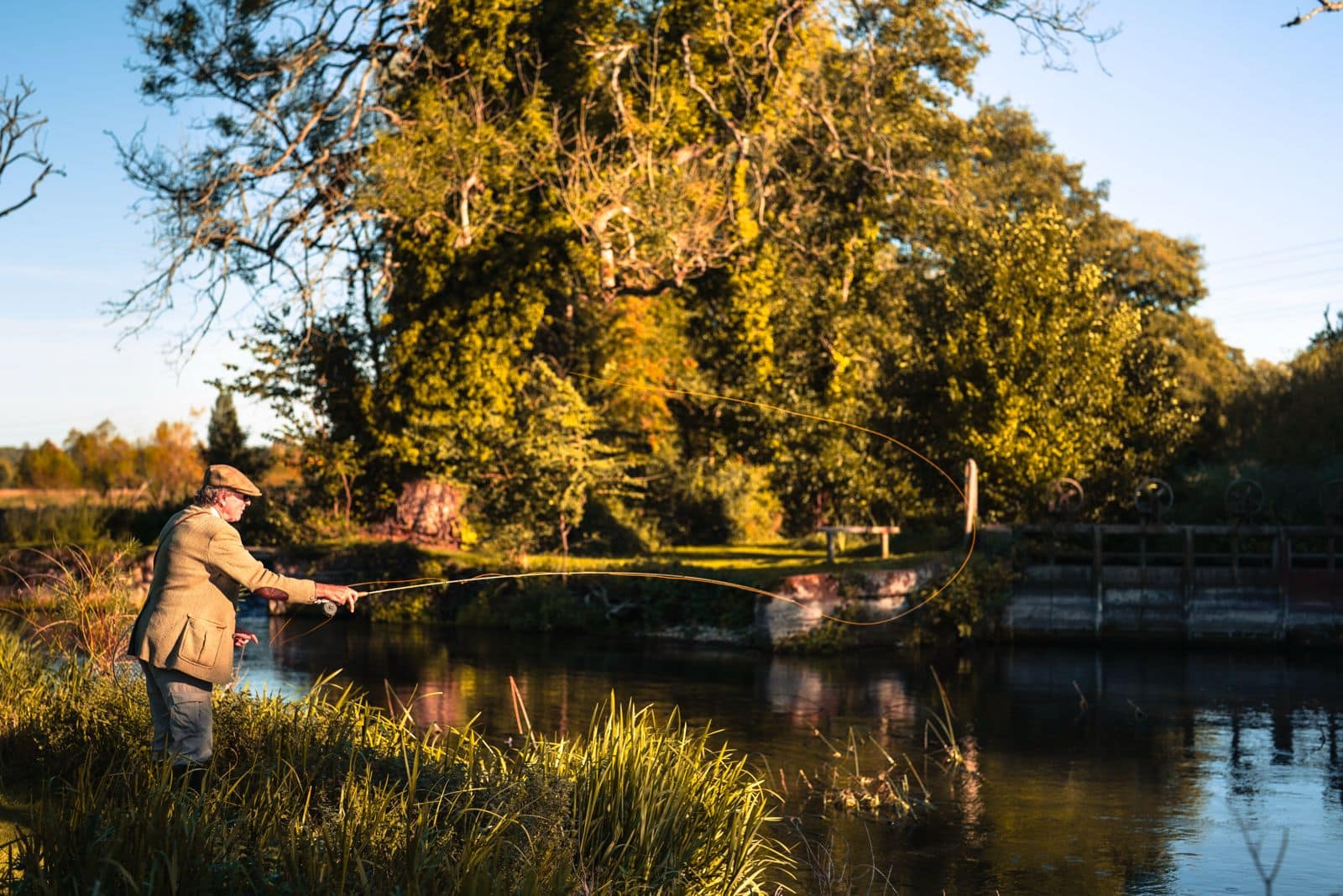 fly fishing on the Kennet
